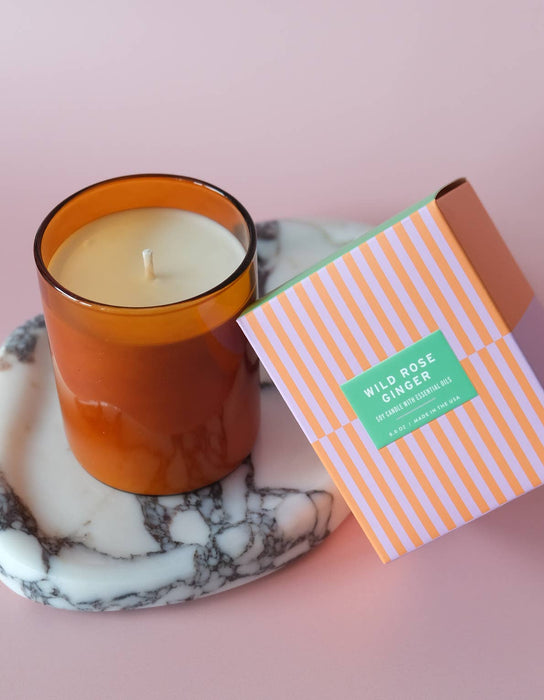 Wild Rose + Ginger Essentials Candle