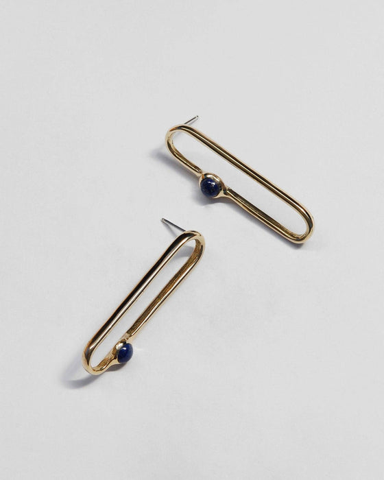 Amparo Earrings - Lapis