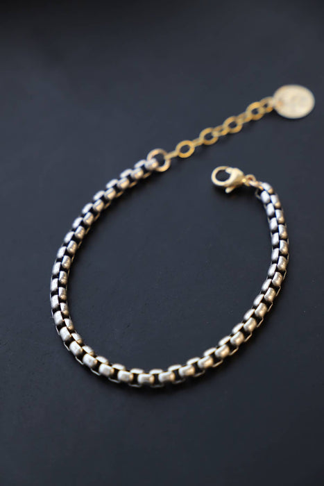 Nova Antique Silver Bracelet