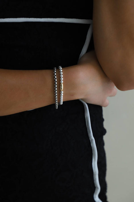 Nova Antique Silver Bracelet