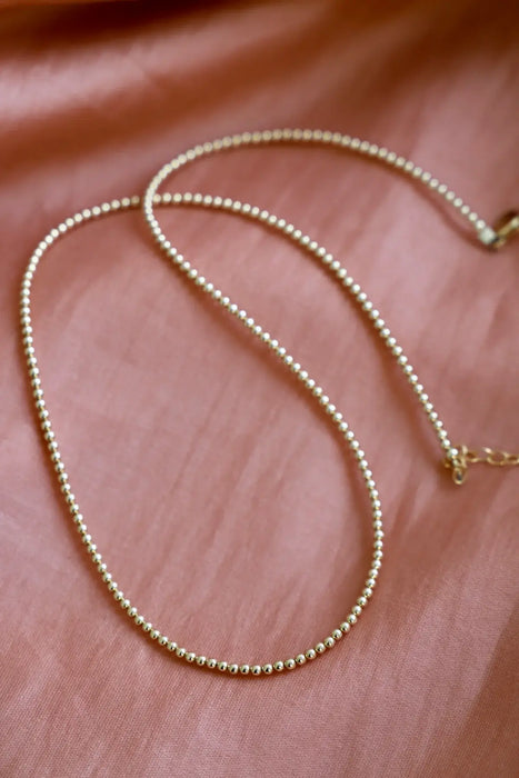 Gold Fill Beaded Chain