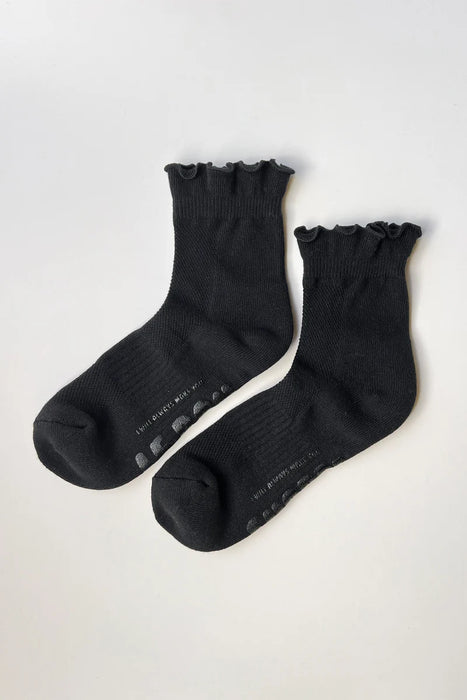 Ruffled Hugger Crew Socks