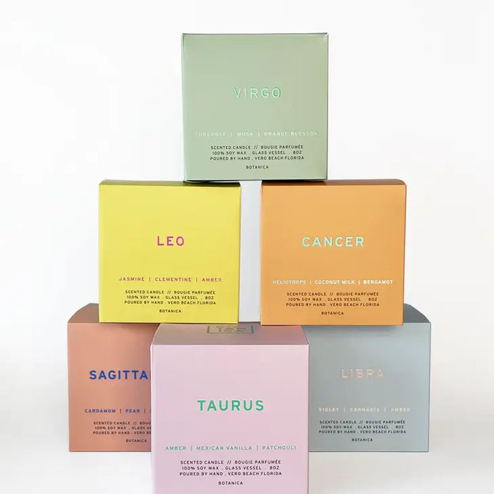 Virgo Zodiac Candle