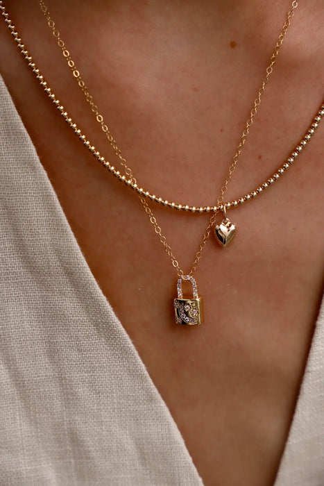Gold Fill Beaded Chain