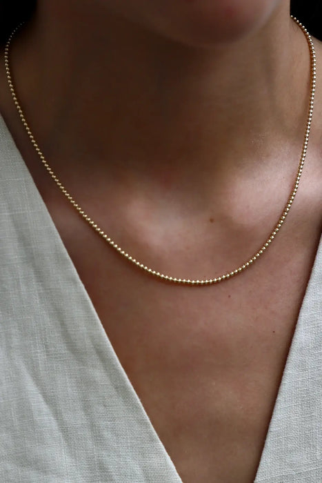 Gold Fill Beaded Chain