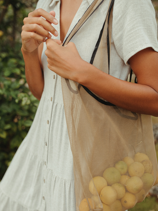 Joan Mesh Beach Bag | Reusable Grocery Bag