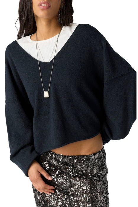 See Me V-Neck Knit Pullover